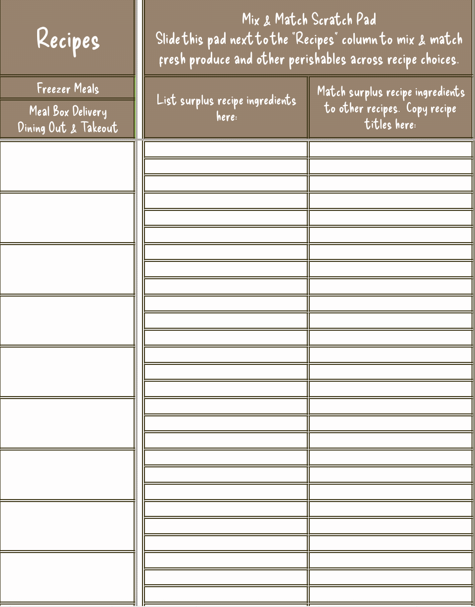 mix & match scratch pad