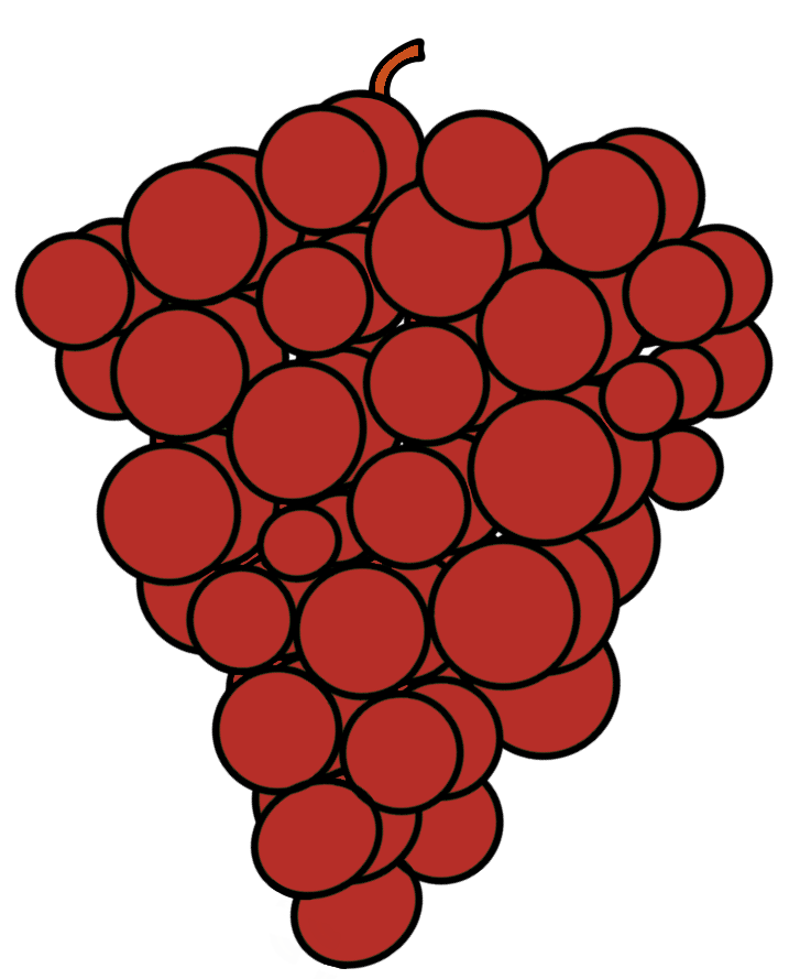 red grapes